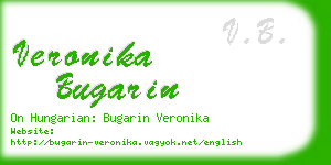 veronika bugarin business card